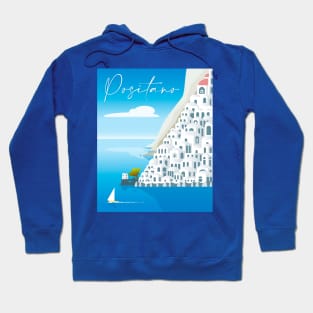 Positano Minimalistic Panorama Hoodie